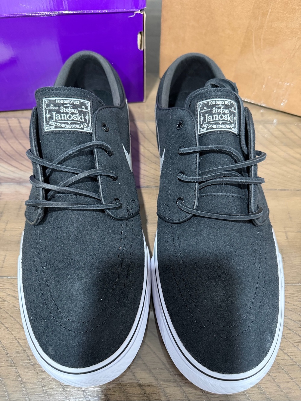 Nike Janoski Black Suede Low-Top Sneakers